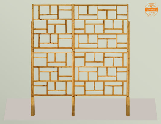 robinia-pro tuinhek van hout “Sierhekwerk japanese”, paneel