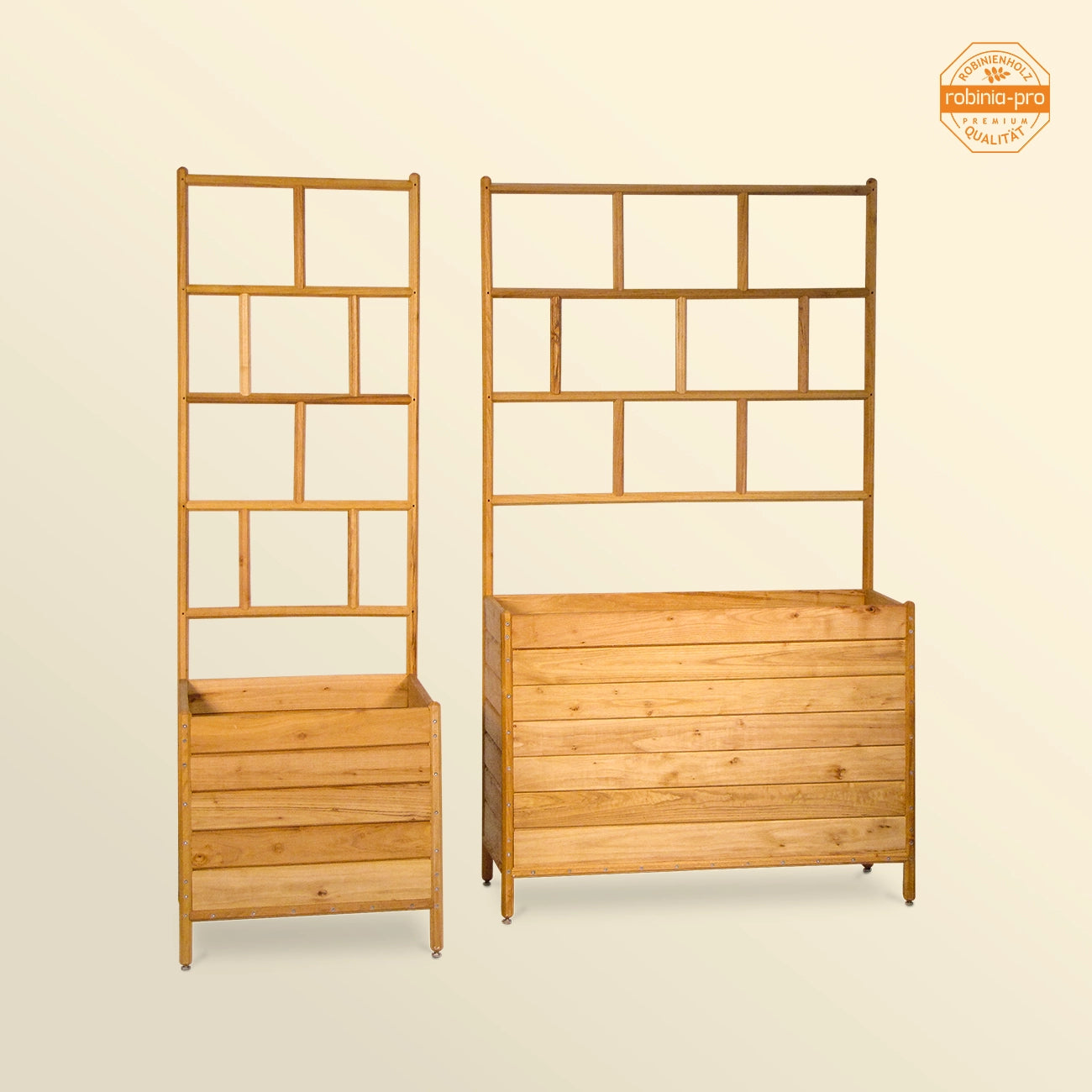 Robinia-Pro plantenbak met klimrek, klassiek