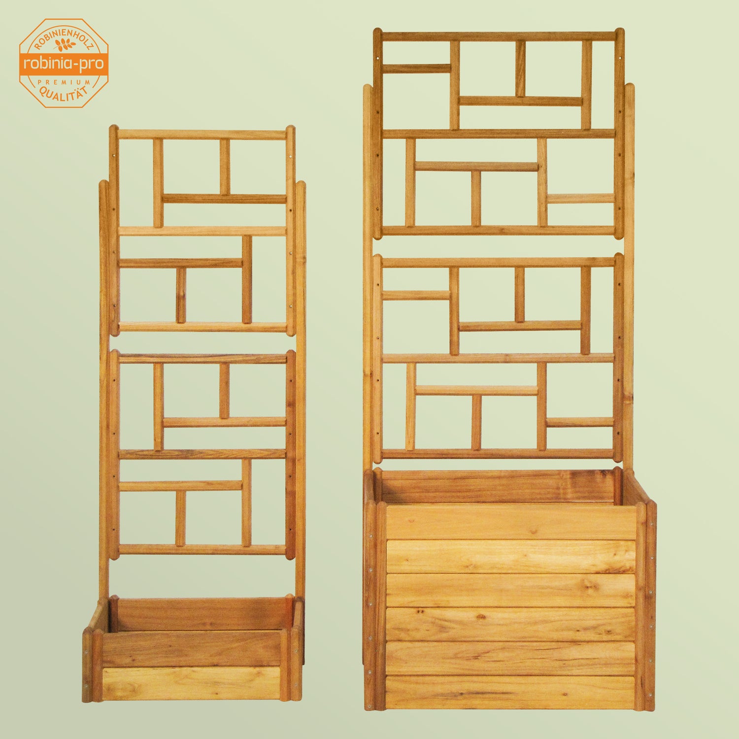 robinia-pro HOCHBEET mit RANKGITTER japanese