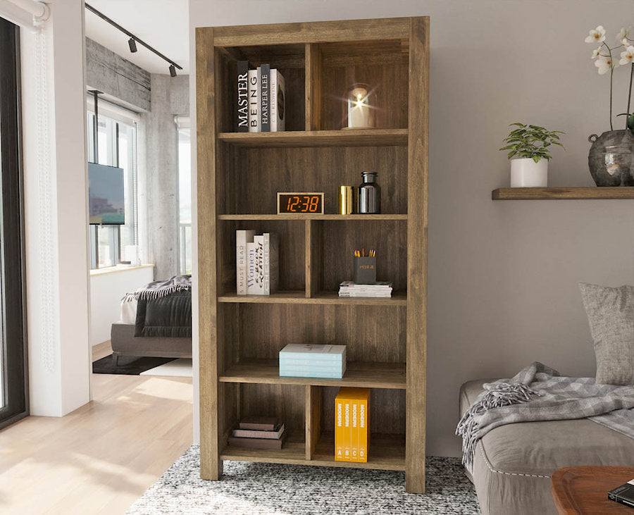 NATURA 90 boekenrek van berkenhout – Handgemaakt voor een gezellig thuis