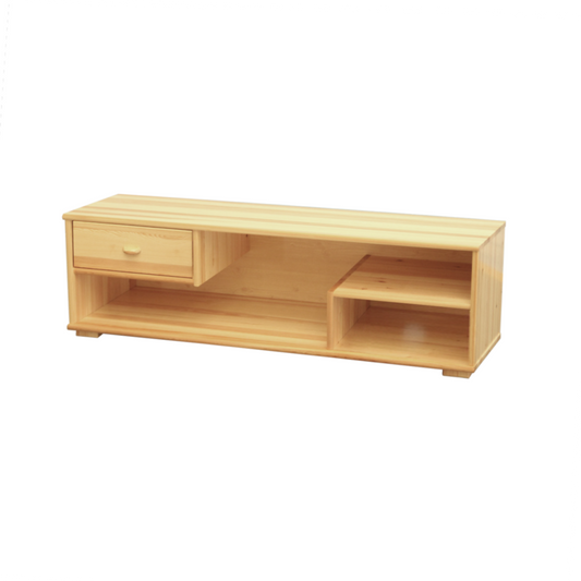 Vanessa TV-Schrank Bio Kiefer Massivholz mit 1-Schublade