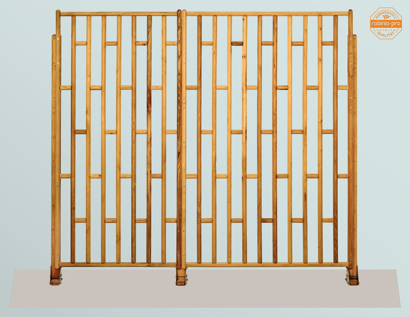 robinia-pro schuttingpaal voor montage op de ondergrond