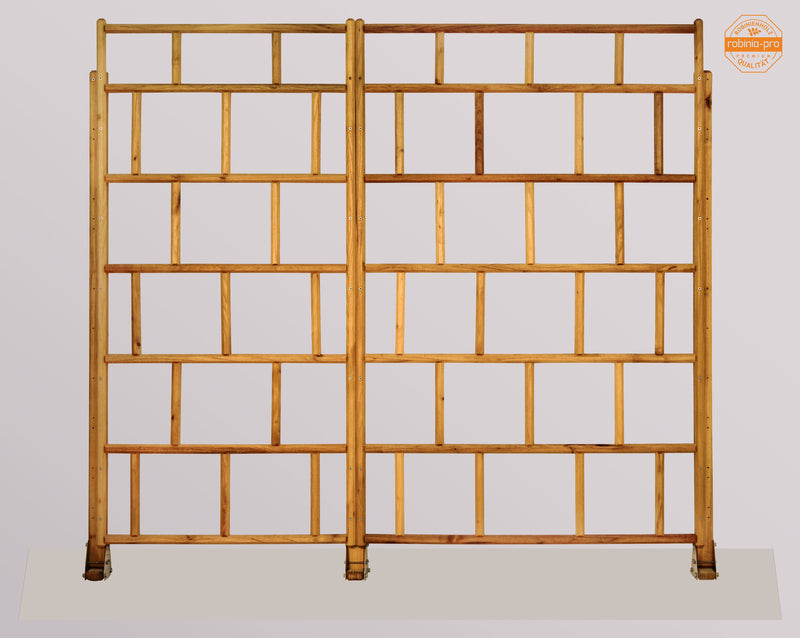 robinia-pro schuttingpaal voor montage op de ondergrond