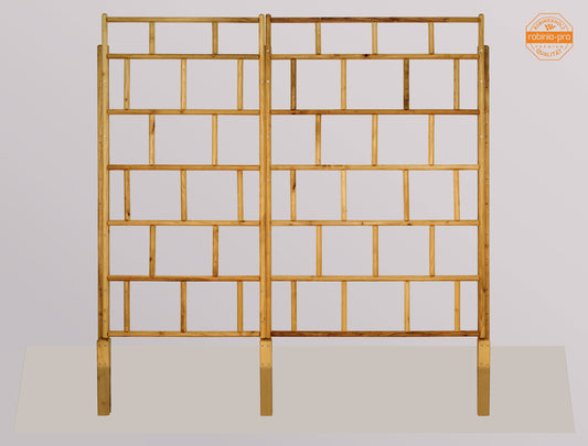 robinia-pro tuinhek van hout “Sierhekwerk classic”, paneel
