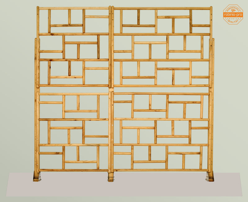robinia-pro schuttingpaal voor montage op de ondergrond