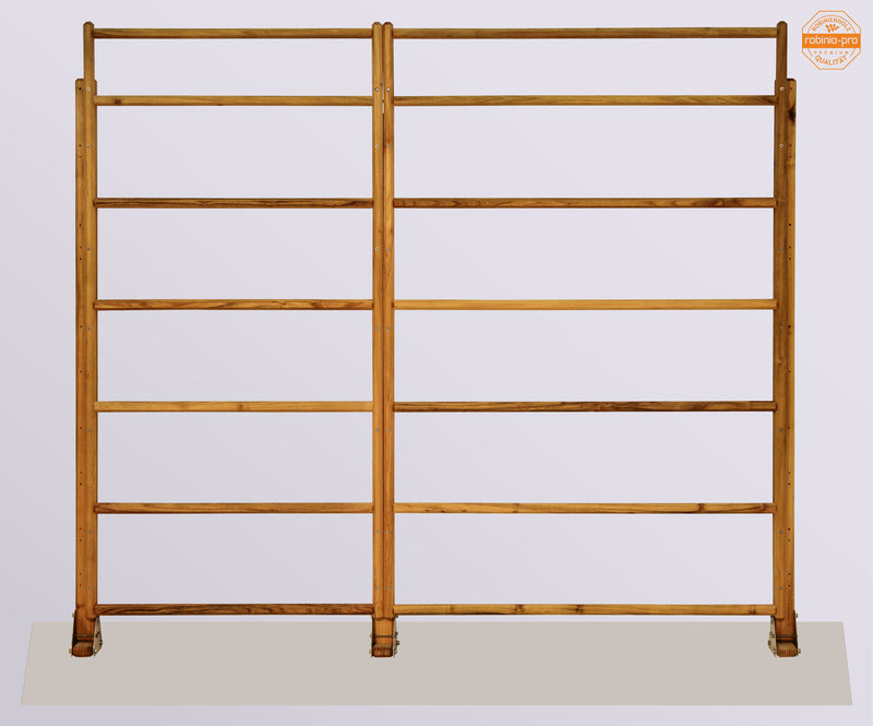 robinia-pro schuttingpaal voor montage op de ondergrond