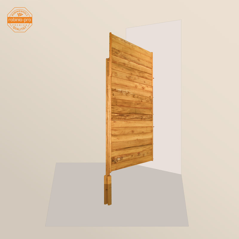 robinia-pro privacyschutting van hout, paneel