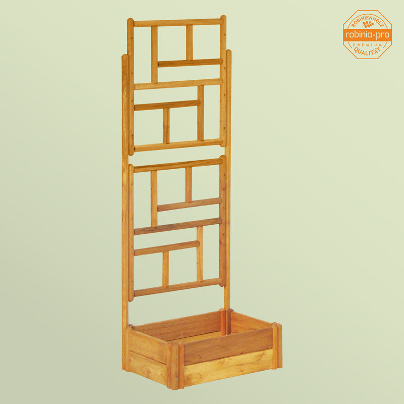 Robinia-Pro verhoogd plantenbed met klimrek, Japans