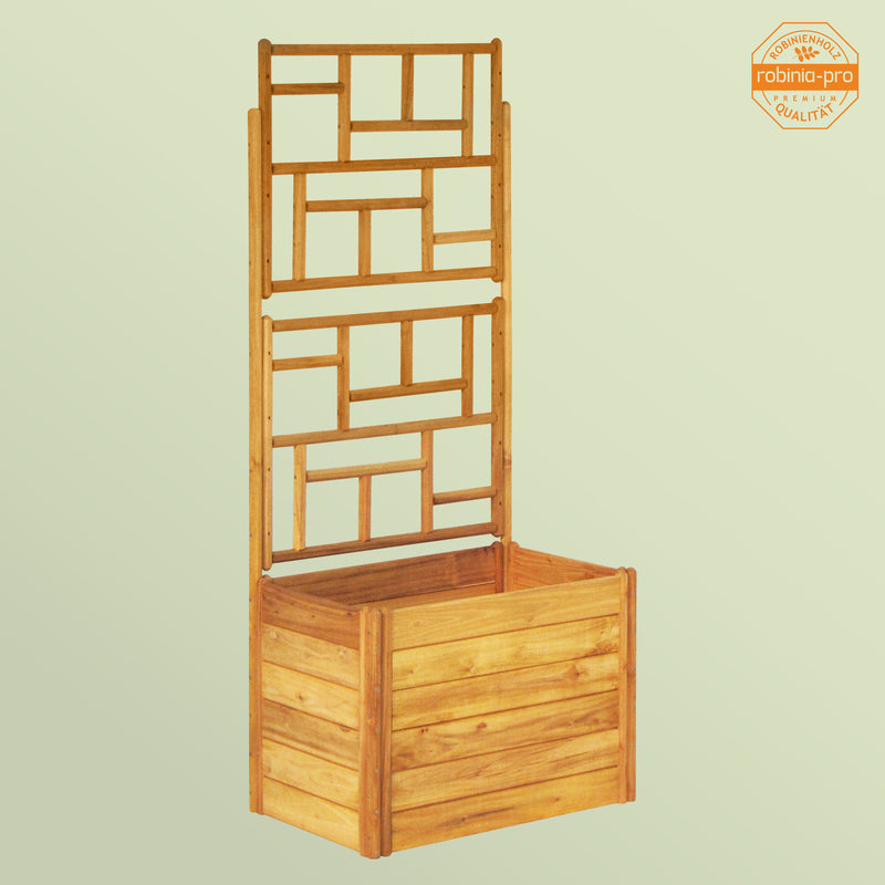 Robinia-Pro verhoogd plantenbed met klimrek, Japans