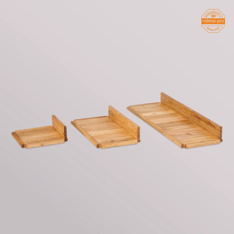 Robinia-Pro houten plank, multifunctioneel, gemaakt van massief hout. 