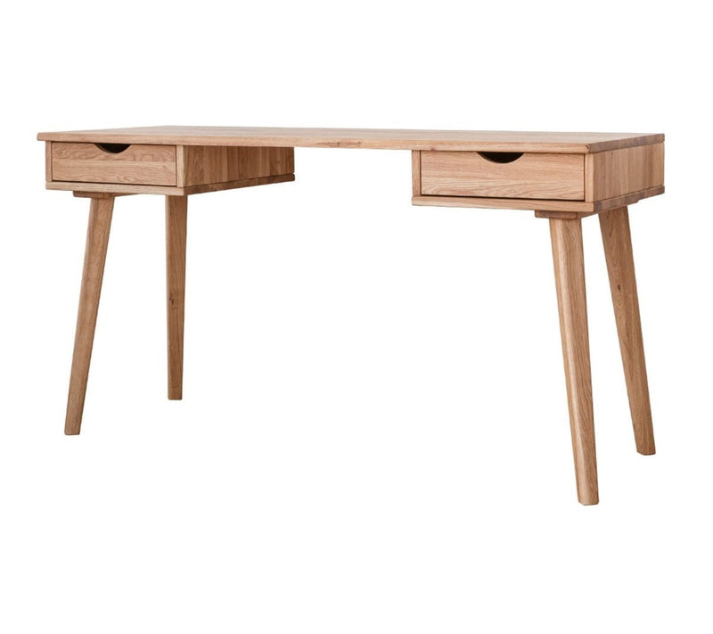 Savona Wildeiche Schreibtisch Savona II – 137,5 cm für Effizientes Arbeiten