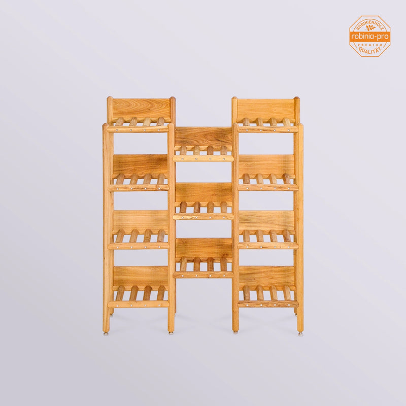 BLUMENREGAL japanese, 3-geteilt, aus Massivholz