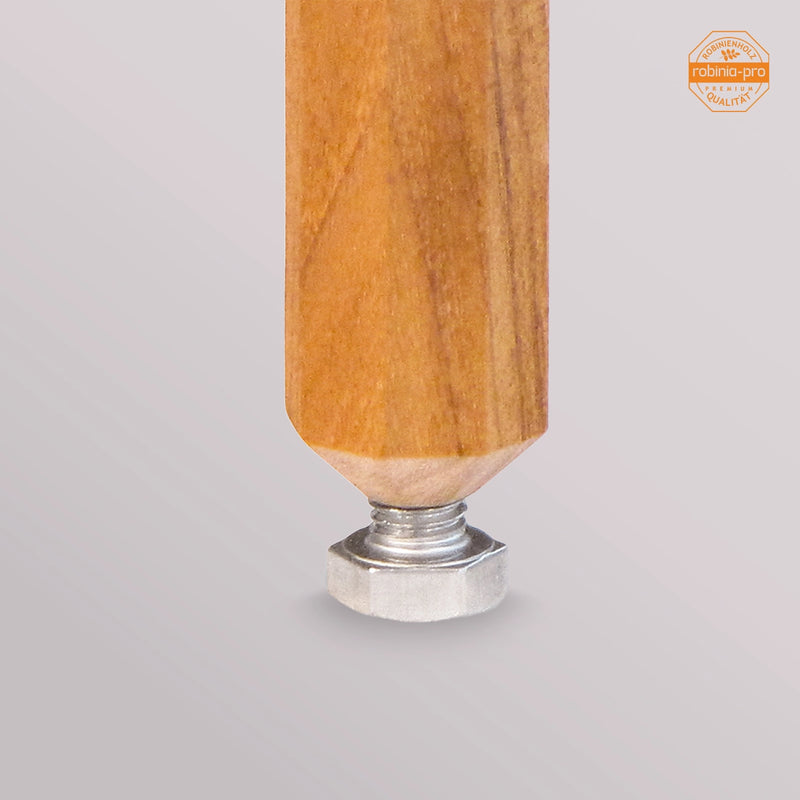 Robinia-Pro houten plank, multifunctioneel, gemaakt van massief hout. 