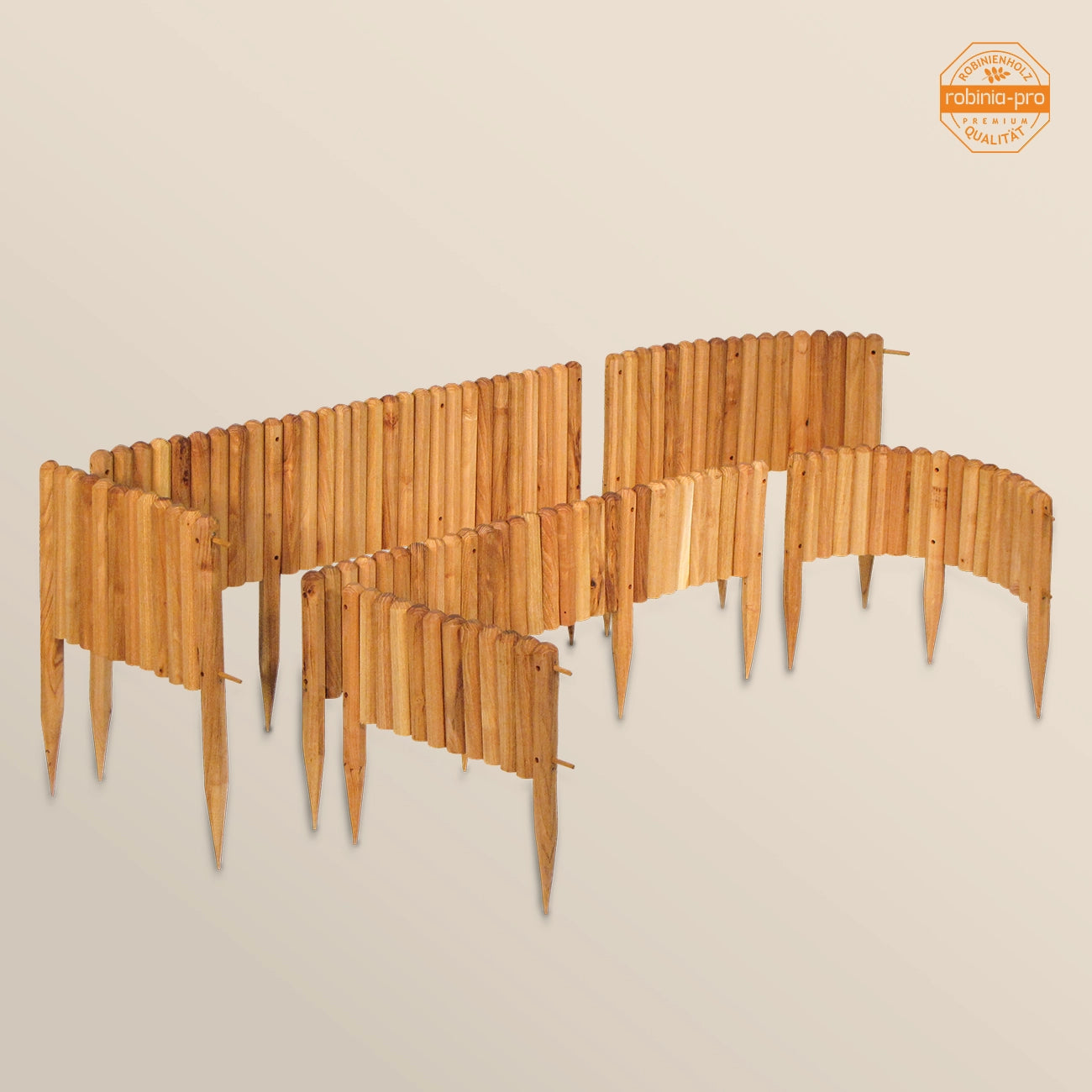 robinia-pro BEETZAUN aus Holz, flexibel