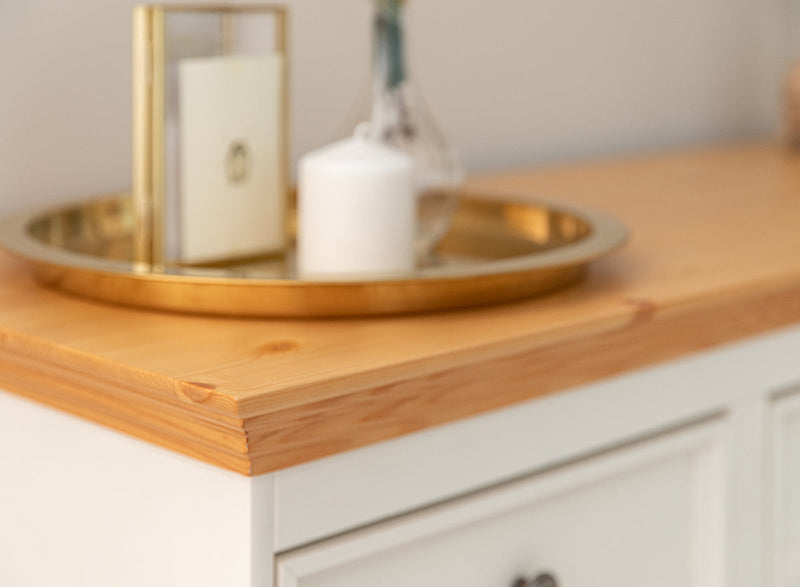 Bologna Elegante Kommode Kiefer massives Holz – Eleganz trifft Funktionalität