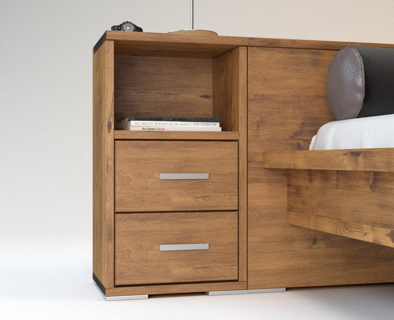 CREATO Nachttisch Massivholz – Handgefertigte Eleganz für Ihr Schlafzimmer
