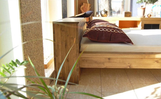 CREATO Massivholzbett mit Bettkasten – Handgefertigtes Design für Ihr Schlafzimmer