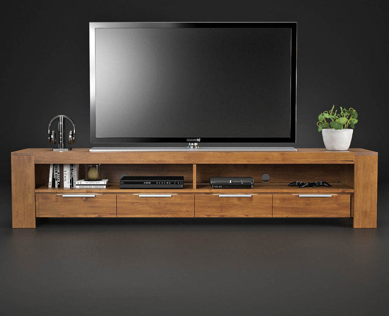 Robosto TV-Sideboard Birke Massivholz – Handgefertigtes Longboard für Ihr Wohnzimmer
